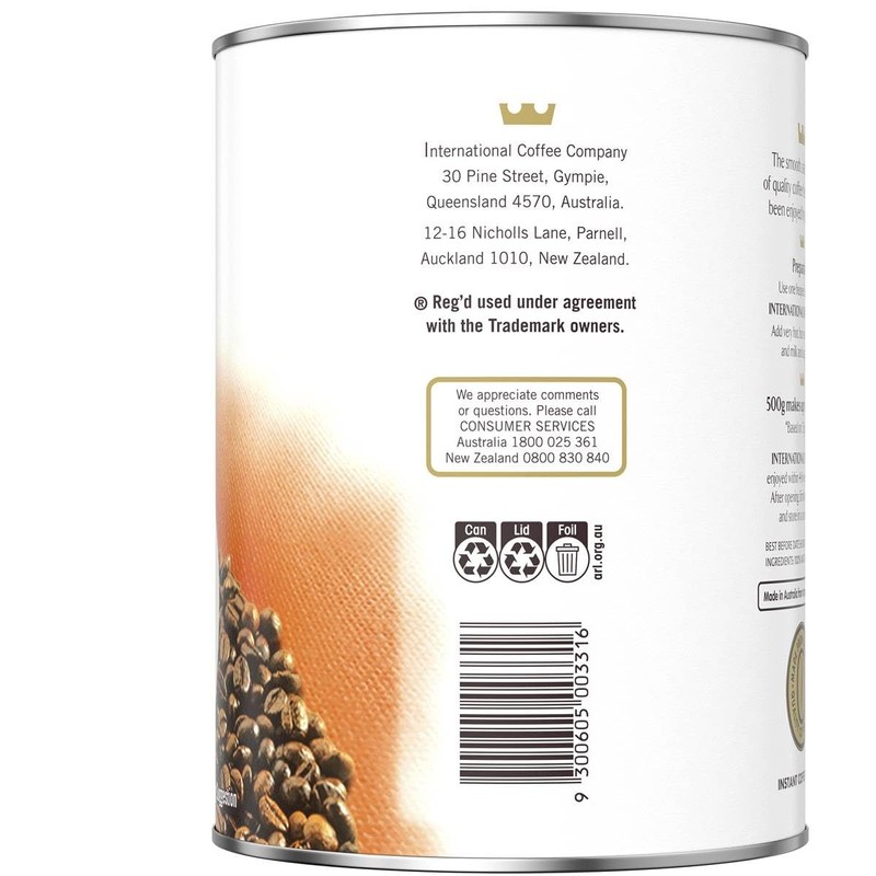 International Roast Instant Coffee 500 g