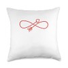 Infinite Infinity Love Throw Pillow