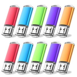 Wholesale/Lot/Bulk - (5,10,20 Pack) Metal USB Flash Memory Stick Thumb Pen Drive Storage U Disk (10PCS - 1GB)