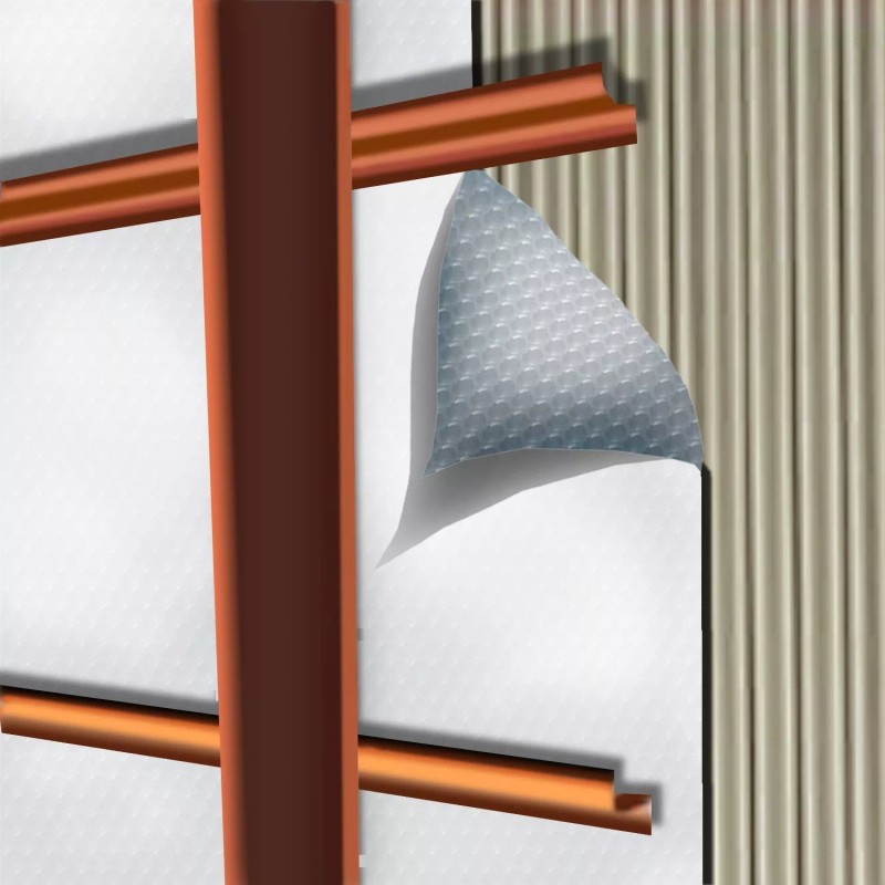 IES Reflective White Foam Insulation Heat Shield Thermal Barrier Duct