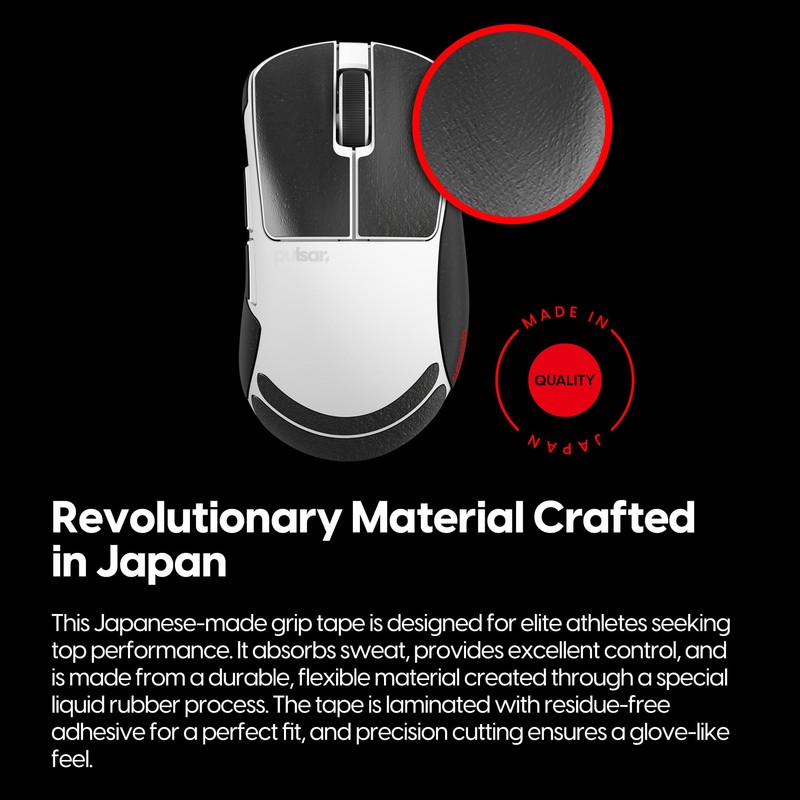 Pulsar Gaming Gears Supergrip Xlite V3 Mini Pre-cut Anti-Slip Gaming