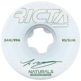 Ricta Skateboard Wheels 54mm McCoy Reflective Naturals Slim 99A White