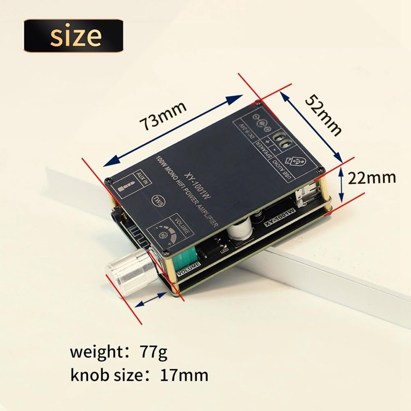Snblzhef XY-1001W Bluetootooth Amplifier Board 100W Mono High Power Audio