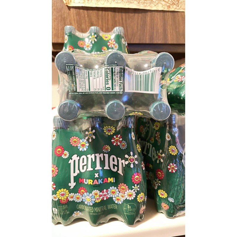 Perrier NEW LIMITED EDITION 6 Pack (Plastic) Perrier X Takashi