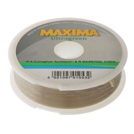 Maxima Ultragreen Fishing Line, 100 Meter Length, 15 lb Capacity