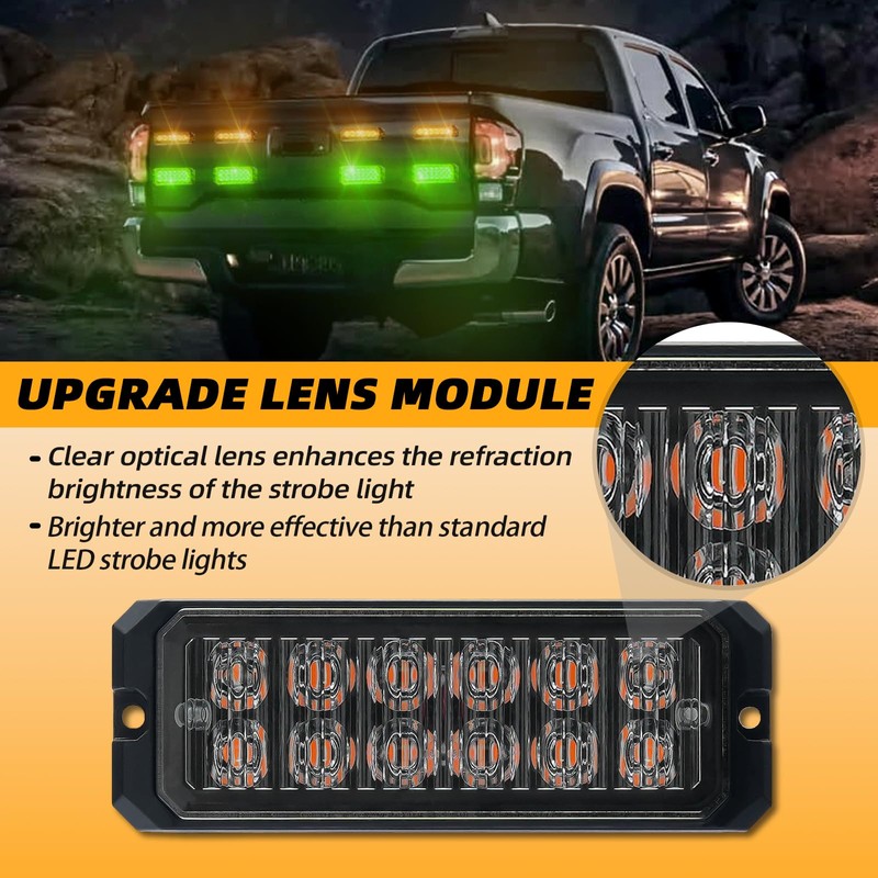 ELECHOI Sync Feature LED Strobe Light Kit - 8pcs With