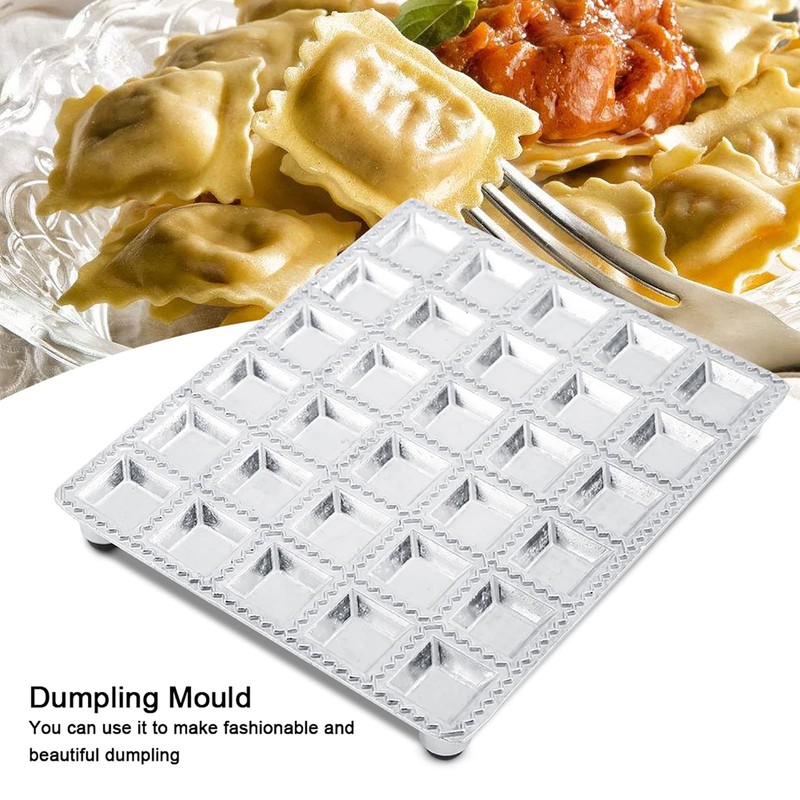 30 Holes Dumpling Mould, Stainless Steel Dumpling Maker Ravioli Maker
