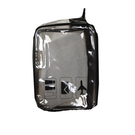 Clear Travel Toiletries Bag, TSA Approved Toiletry Bag with Zippers Transparent PVC Waterproof Cosmetic Makeup Bag for Men and Women