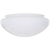 50-331 10" MUSHROOM GLASS - Fitter; 4-9/16 in.; Height; Sprayed