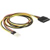 DeLOCK Cable Power SATA 15 Pin Male to Floppy 4