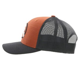 HOOEY Men’s Roughy Adjustable Snapback Hat (Orange/Black)