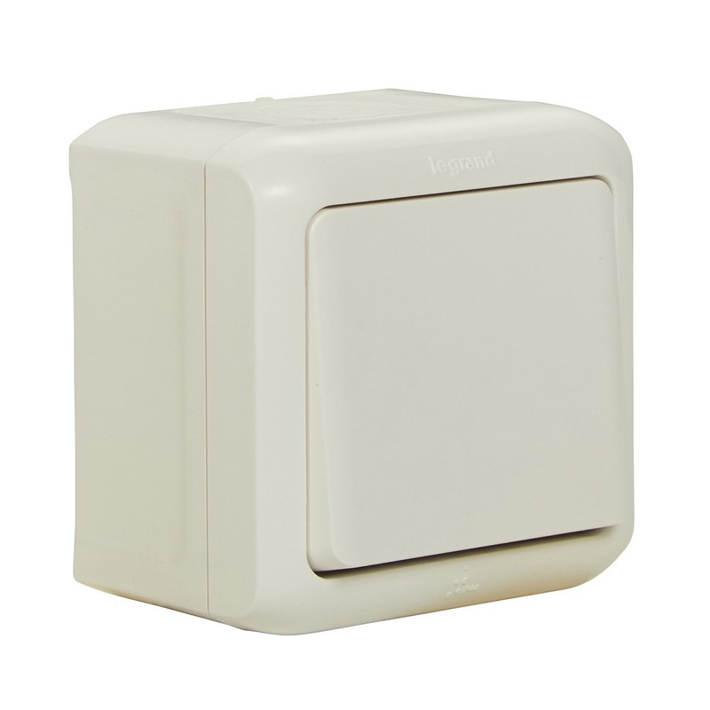 Legrand 782360 Forix Moisture-proof Surface-Mounted Switch 2-Pin Splash Proof (IP44),