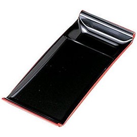 若泉 Lacquerware Glue Dishes Black Plush Vermillion 1 – 767 – 1 