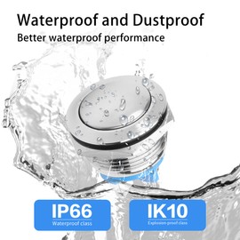 YACSEJAO 2 Pcs19 mm Momentary Push Button Switch 3A 24V IP66 Waterproof Stainless Steel Metal Round Power Switch with Waterproof Rubber Ring 2 Pin Screw Terminal (Round Head)