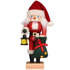 Christian Ulbricht Nutcracker Santa Claus with Lantern - 27 cm