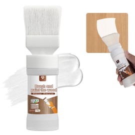 6.35 fl oz Wood Touch-Up Paint for Doors, Cabinets, Furniture & Metal Surfaces | Multi-Surface Scratch Repair | Quick-Drying Formula | Easy Application (white)