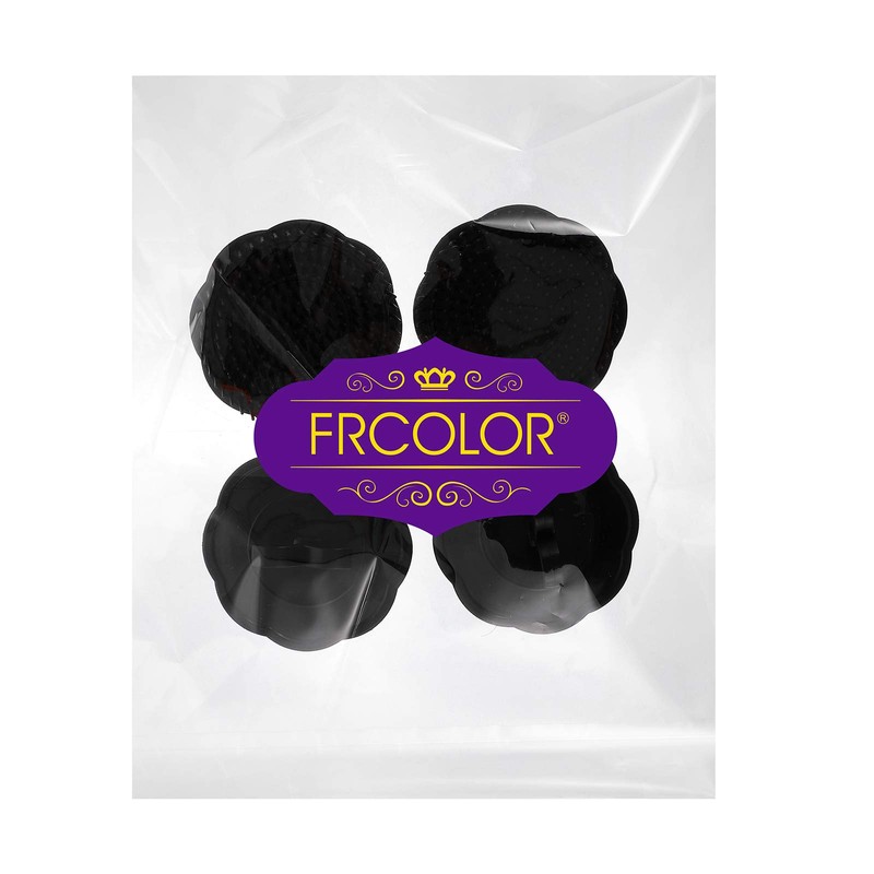 Frcolor Shampoo Brush Scalp Shower Massage Comb Pack of 4