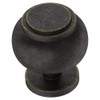 Liberty Opulent Round End 7/8 in. Warm Chestnut Cabinet Knob