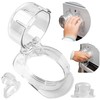 Cooker Knobs Child Lock Pack of 2 Transparent for Large