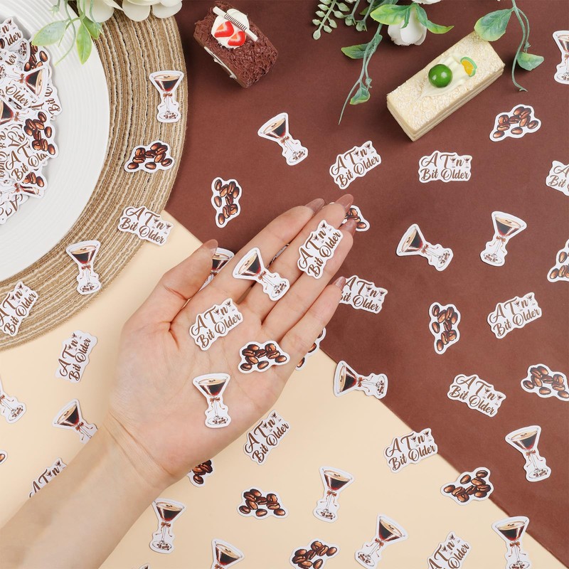 SHADOAMP 200pcs Espresso Martini Birthday Party Decorations A Tiny Bit