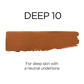 L'Oreal Paris Age Perfect Base de bálsamo facial teñido 4 en 1, fórmula de cobertura ligera a media antienvejecimiento con suero reafirmante, Deep 10,