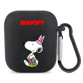 Airpods Pro 2 Case, Snoopy Airpots Pro 2 Cover, Cute Character Storage Case, TPU Material, Includes Carabiner, Lightweight, Scratch-Resistant, Lost Prevention, Shock Resistant, Compatible with
