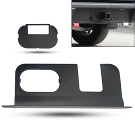 Rear Bumper Cover Plate Compatible with Ford Maverick Accessories 2022-2025, Hitch Surround Cover Protection for Maverick with 4-pin or 7-Pin Connector Hitch (Not for Lobo)
