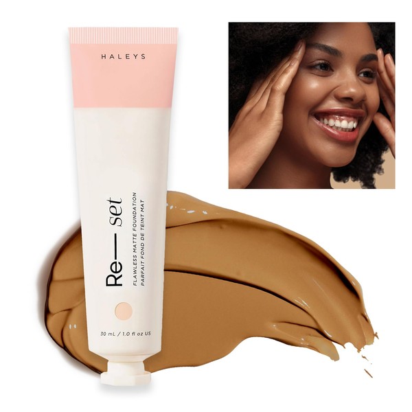 Re-set Full Coverage Matte Foundation - Oil-Free Liquid Foundation with