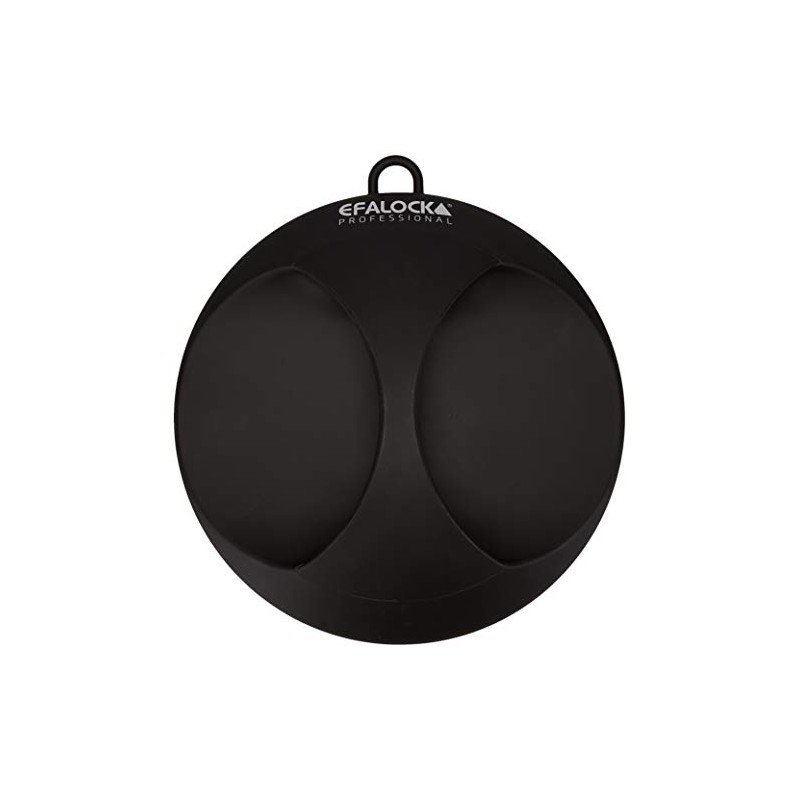 Efalock Spiegel Kunststoff, schwarz, 1er Pack