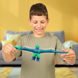 Heroes of Goo Jit Zu Meteor Madness Versus Pack, Flame Blazagon Versus Cacticus in The Ultimate Showdown, with Meteor Battle Gauntlet Weapons, Stretch Their Bodies 3 Times Their Size