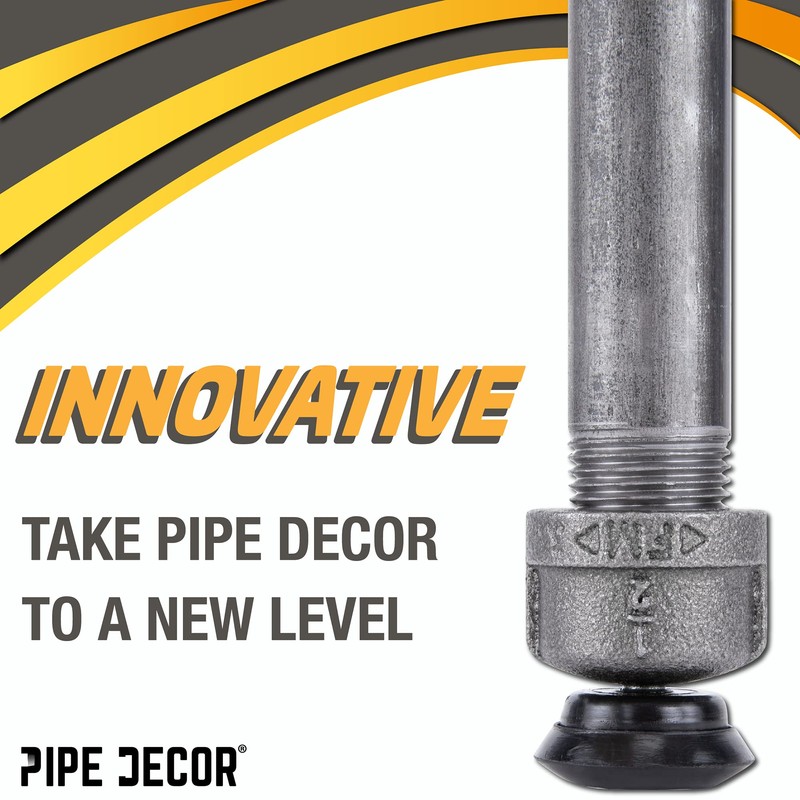 PIPE DECOR Furniture Leg Levelers for ½” Pipe Legs (4