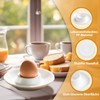 Set of 6 Egg Cups, Egg Cups Made of Plastic,