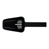 Slotted Ice Scoop 10 oz, Black Plastic, Plastic Scoop, Ice