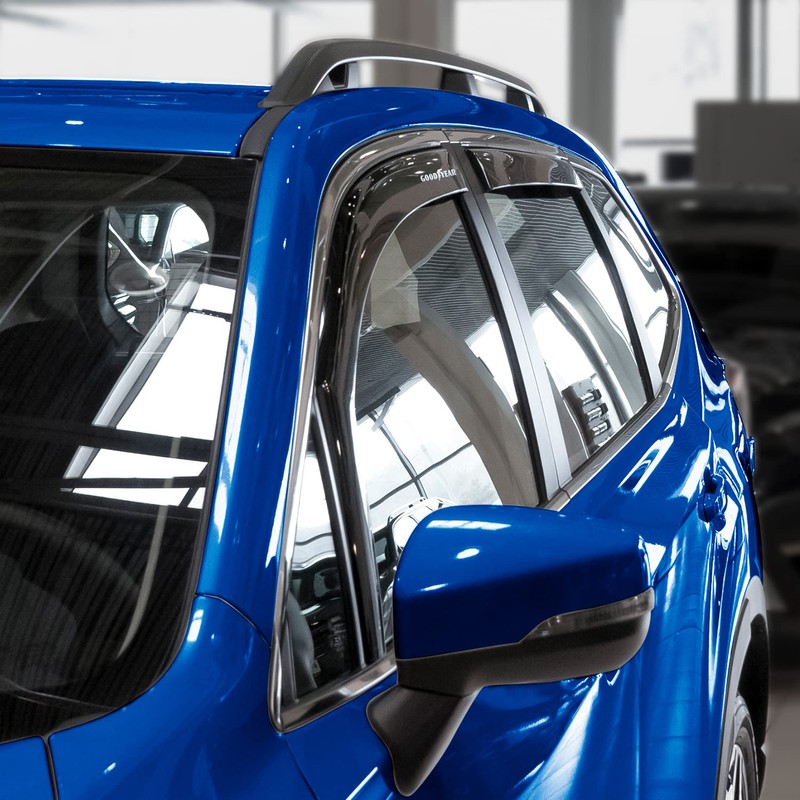 Goodyear Shatterproof in-Channel Window Deflectors for Subaru Forester 2019-2024, Rain
