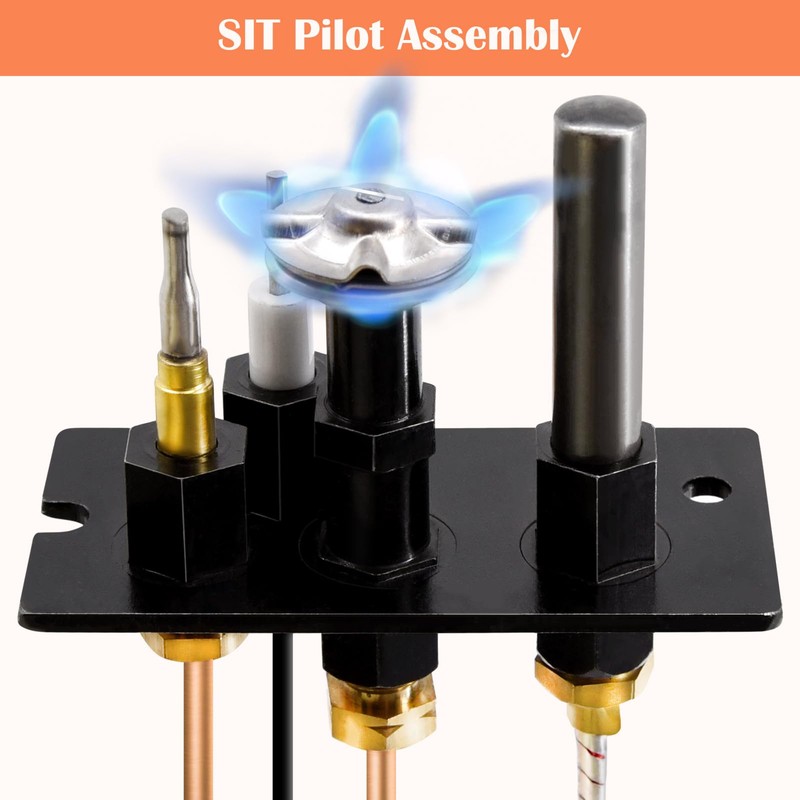 Hiorucet 10002264 Natural Gas 3 Way Pilot Assembly Replacement Part