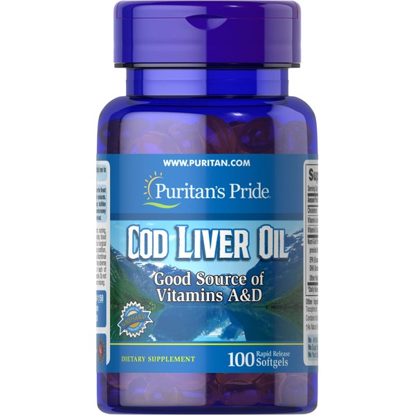 Puritan's Pride Cod Liver Oil 415 mg