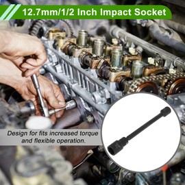 HOPESPANNER Universal 220mm Impact Socket Durable Hardware Tool CR-V 1 Pcs 6 Point 18mm for Car Motorcycle Dirtbike Repair 1/2 Inch Drive