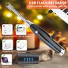 AT-Mizhi Electric Lighter - Rechargeable Long Neck Lighter with LED