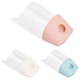 Wisebom Pack of 3 Tap Extensions for Children, Tap Extender for Children, Tap Extension Children for Child Hand Wash Water Nozzle Extender Kitchen Bathroom (Light Blue, Light Pink, Beige)