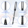 Rollerball Pen Fine Point Pens: 16Pack 0.5mm Black Gel Liquid