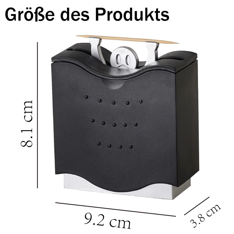 Esshogo 1 x Practical Toothpick Dispenser, Automatic Toothpick Holder, Toothpick