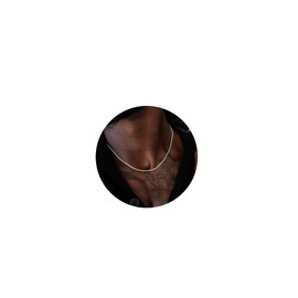 RANKEEF 2/3/4 mm Rope Chain Necklace for Men - Silver Necklace 18/20/22 Inch Chain Waterproof Stable & Shiny Twist Rope Necklace Gift for Men & Women Husband Boyfriend, Sterling Silver, No Gemstone