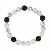 EQUBIO 8mm Lava Rock Howlite Bead Bracelet for Men, Matte