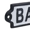 Bar Cast Iron Sign Plaque Door Wall House Gate Post