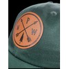 PNW Arrows Hat with Pacific Northwest Leather Patch (Green)
