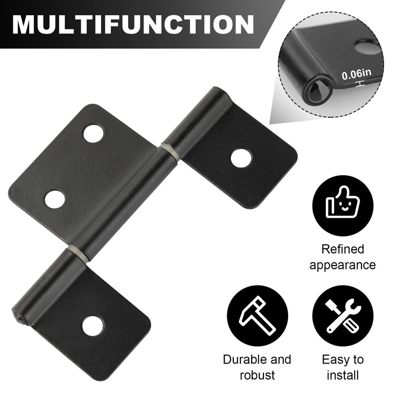 Screw Man Three Leaf Non-Mortised Hinge Bifold Door Hinges Bifold
