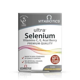 Vitabiotics Ultra Selenium Vitamin C E Acai Berry Premium Quality - 30 Tablets - 1 2 3 6 Packs - Directly from the UK, 1 Count, 30 Servings / Vitabiotics Ultra Selenium 비타민 C E 아사이베리 프리미엄 품질 - 30정 - 1 2 3 6팩 - 영국 직송, 1개, 30회분