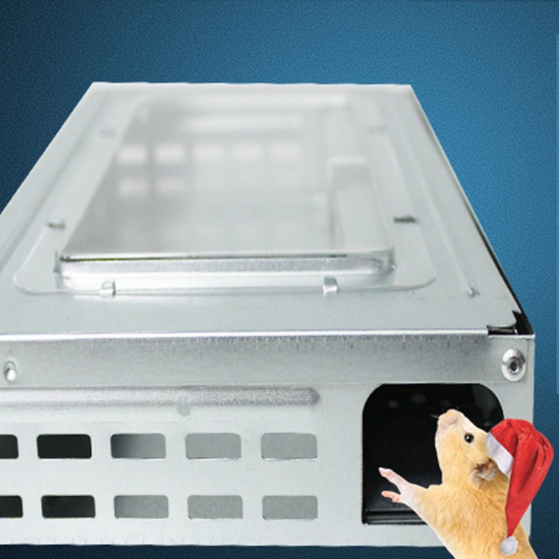 Mouse Trap Reusable Large Space Perspective Window Mechanical Metal Bait