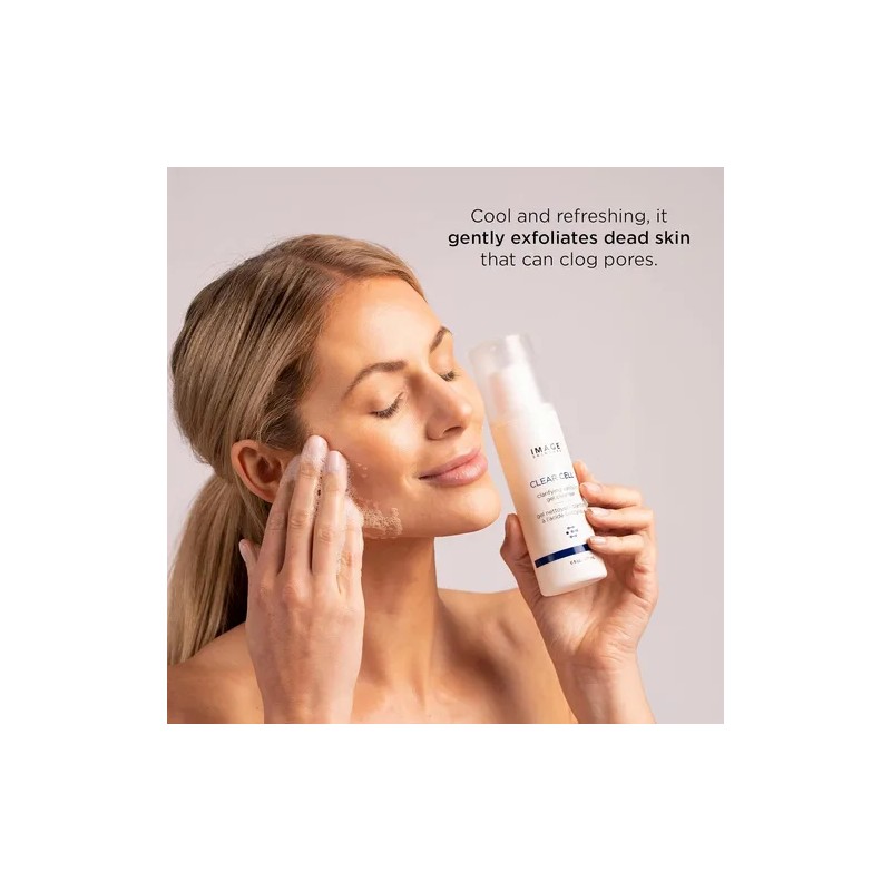 Image Skincare, Clear Cell Limpiador De Gel Salicílico, Lava