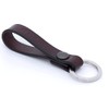Rooxs 100% Leather Keyring for Men and Women, brown, Unit